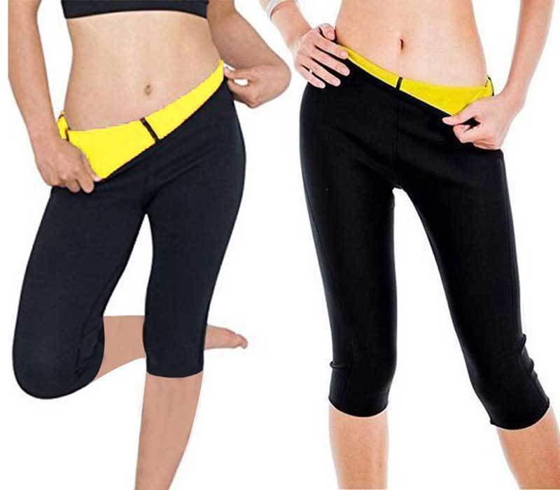 Women Slimming Fit Thermal Short Pants Ladies Neoprene Weight Skinny Slin Flexible Body Shaper Sporty Tranning  Gym Shorts