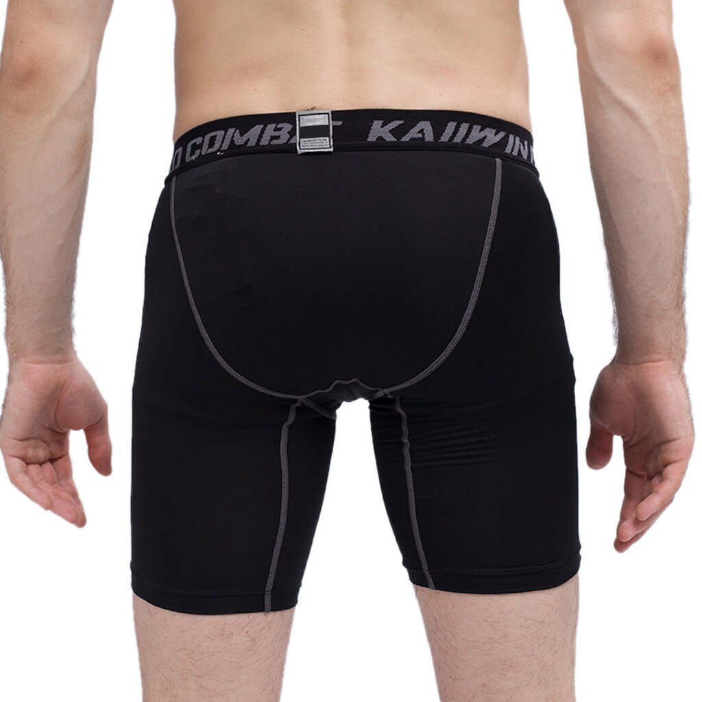 High Quality Men's Athletic Sports Tight Shorts Pants Briefs Compression Underwear Sports Tight  Breathable Shorts 0F#