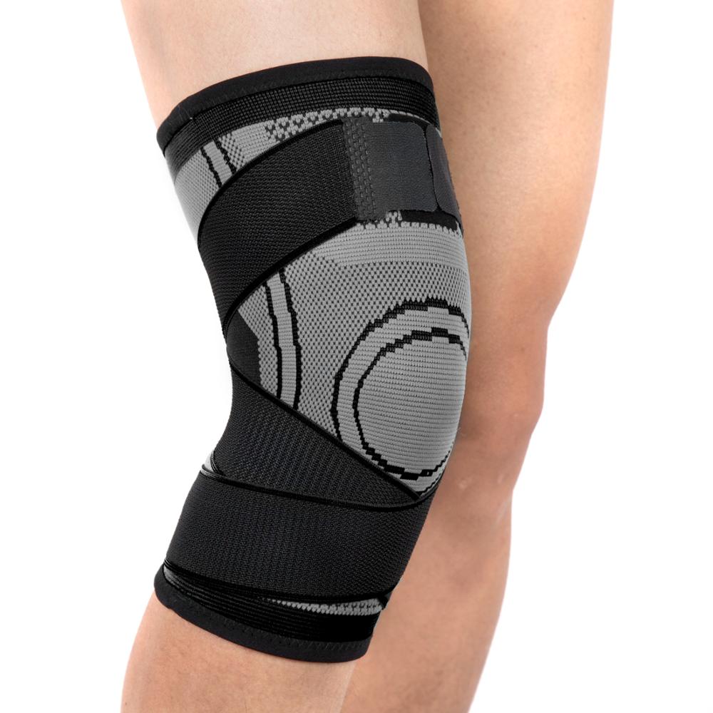 1PC Knee Support Protector Kneepad Kneecap Knee pads Pressurized Elastic Brace belt for Running Basketball Volleyball joelheira