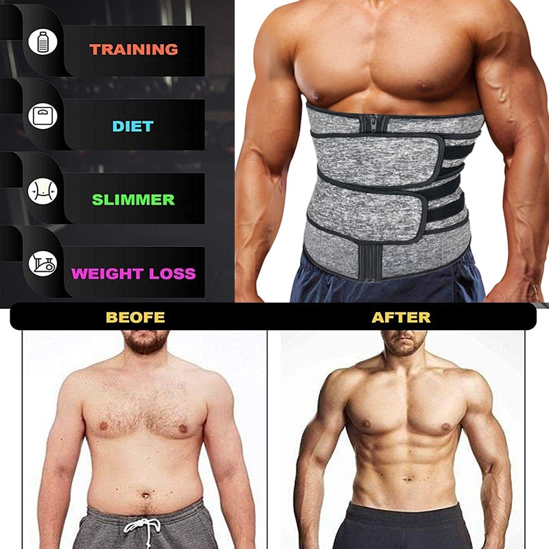 Men Waist Trainer Corsets - Mountainotes LCC Outdoors and Fitness