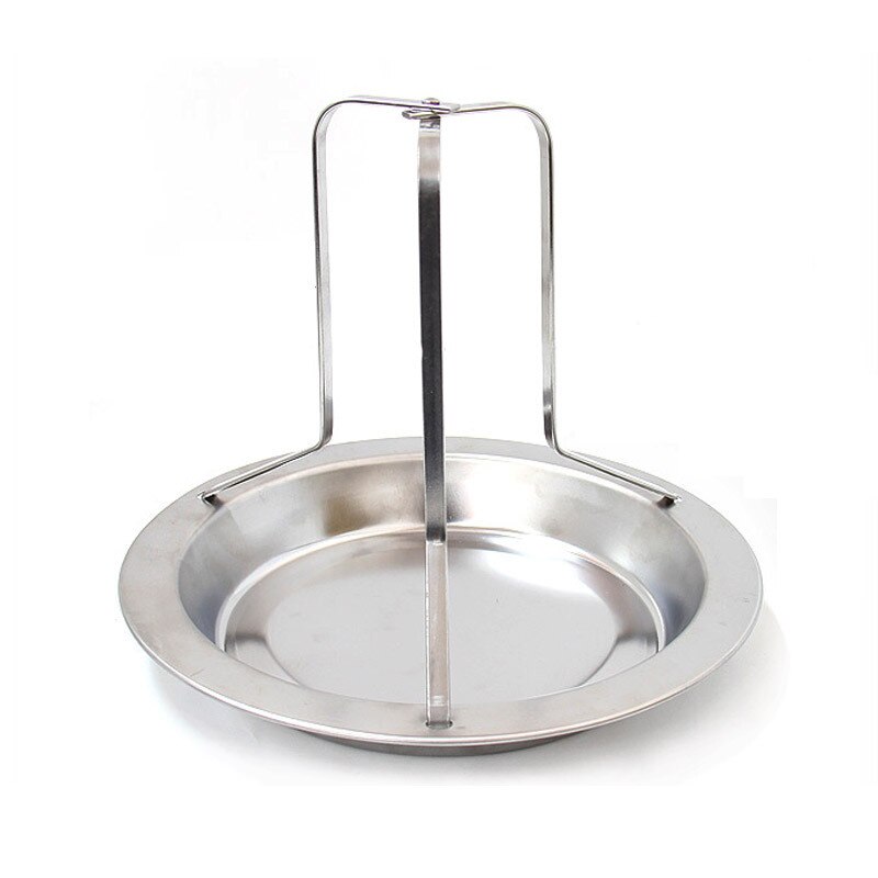 Outdoor Camping Stainless Steel Roast Chicken Frame Fork   Plate Thickening Non-stick Picnic Barbecue