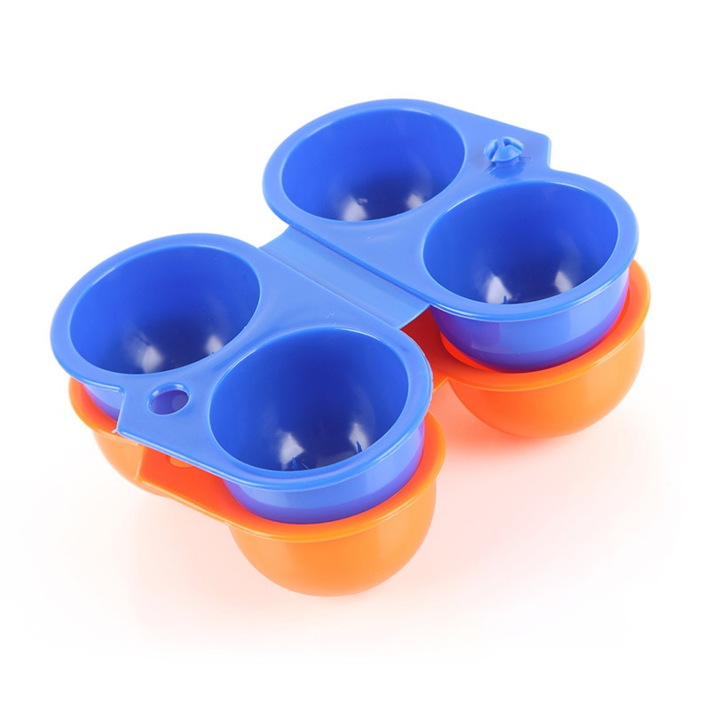 Outdoor Camping Tableware Portable Camping Picnic BBQ Egg Box Container 2 Egg Storage Boxes Travel Kitchen Utensils Camping Gear