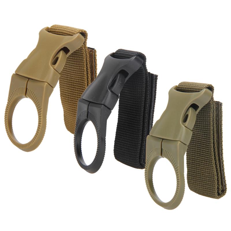 Multifunction Molle Webbing Backpack Hanger Hook Carabiner Water Bottle Camping Hike Buckle Hook Holder Travel Kit Tool Clip New