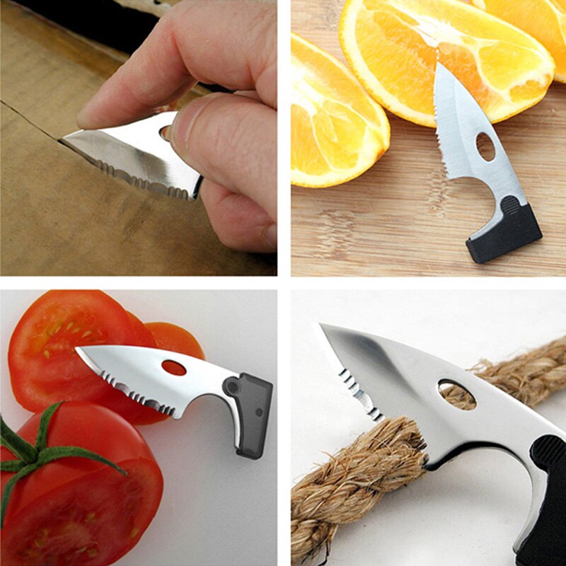 Pocket Knifes For Outdoor Camping Survival EDC Kits 9 in 1 Multifunctional Card Compass Magnifier Multi Knife Hand Tool
