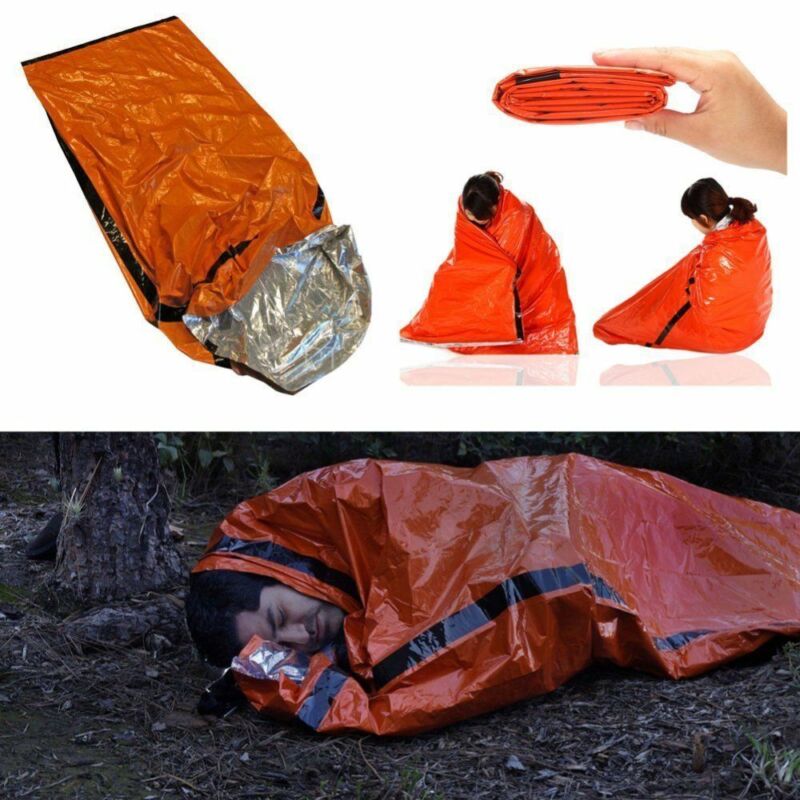 Foil Thermal Space First Aid Emergency Survival Sleeping Bag Camping Outdoor Blanket Hiking Gear