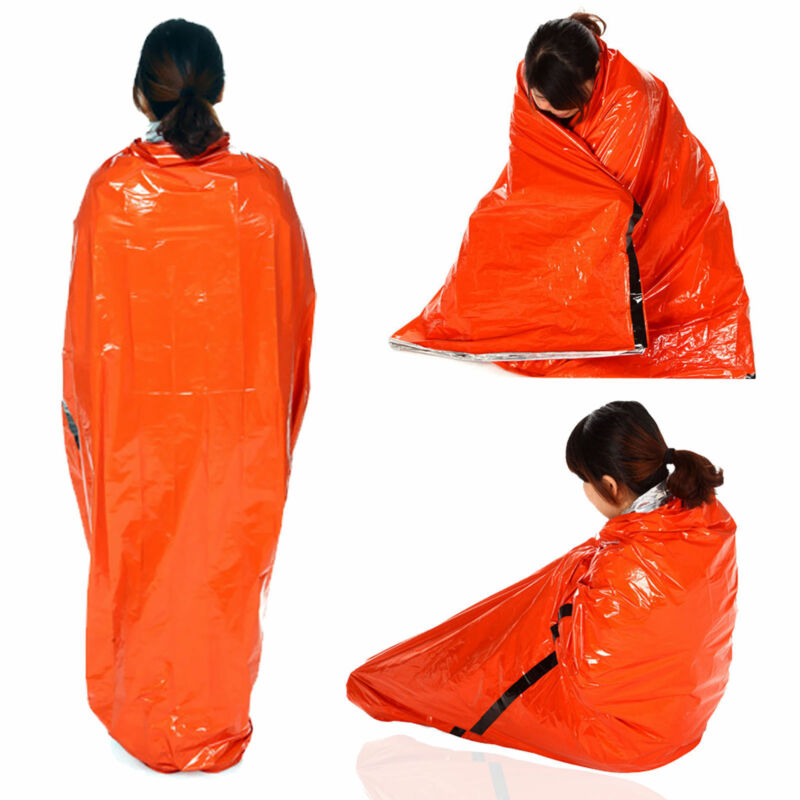 Foil Thermal Space First Aid Emergency Survival Sleeping Bag Camping Outdoor Blanket Hiking Gear