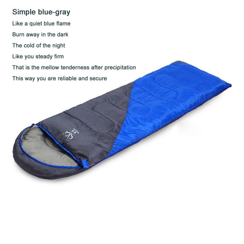 Camping warm sleeping bag outdoor adult camping sleeping bag wholesale custom winter cotton travel sleeping bag