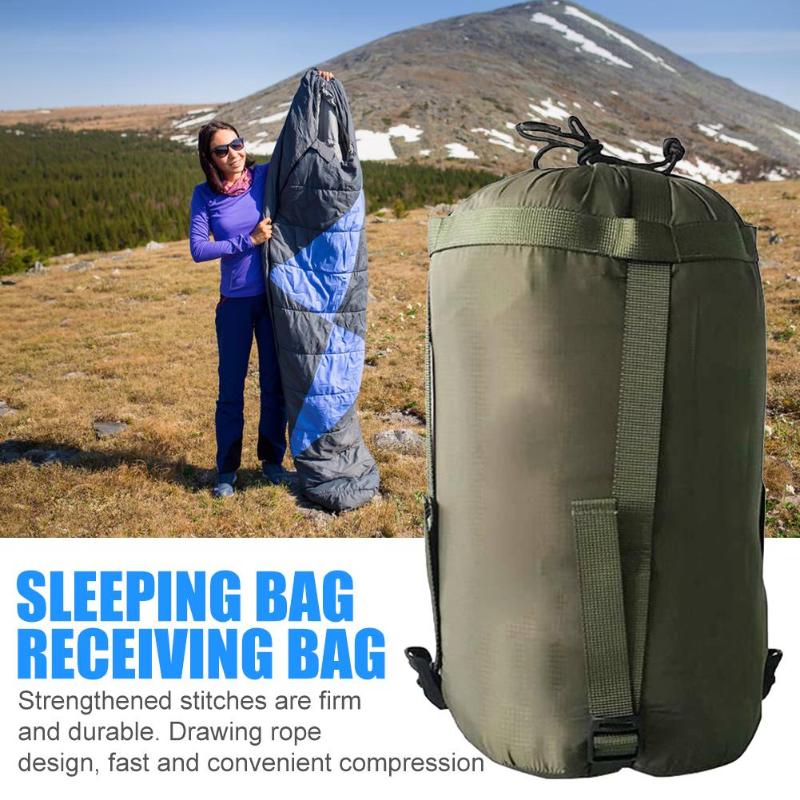 4 Color Outdoor Camping Sleeping Bag Waterproof Compression Stuff Sack Bag Pack Leisure Hammock Storage Pack 38*18*18cm