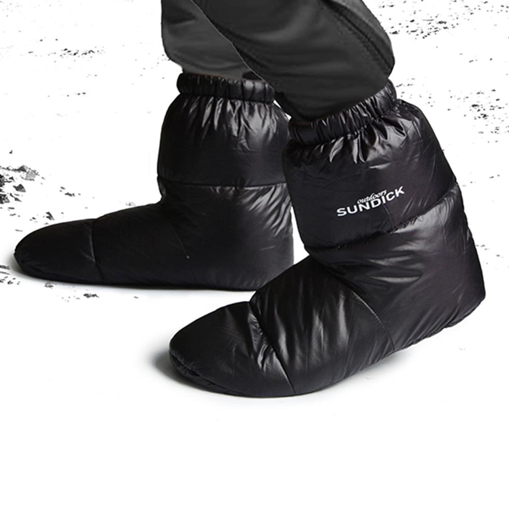 Sleeping Bag Accessories Outdoor Camping Drawstring Goose Down Slippers Waterproof Winter Warm Soft Boots Socks Shoes Cover