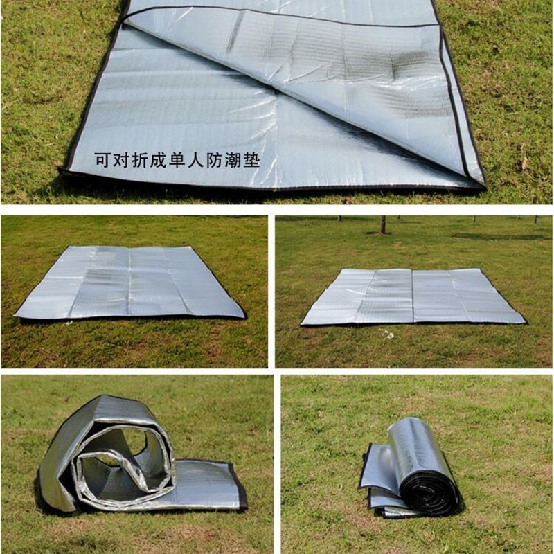 2020 New Camping Mat Tent Mattress Waterproof Aluminum Foil EVA Collapsible Sleeping Picnic Beach Pad Outdoor Mat Multi-Size