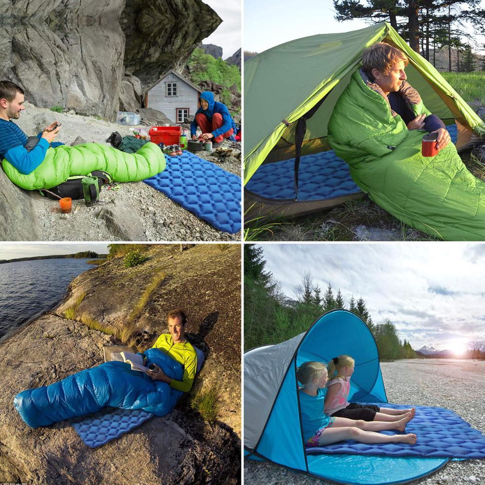 Rooxin Camping Mat Inflatable Mattress for Sleeping Pad Waterproof Cushion Mattress in Tent Air Bed for Travel Trekking Hiking