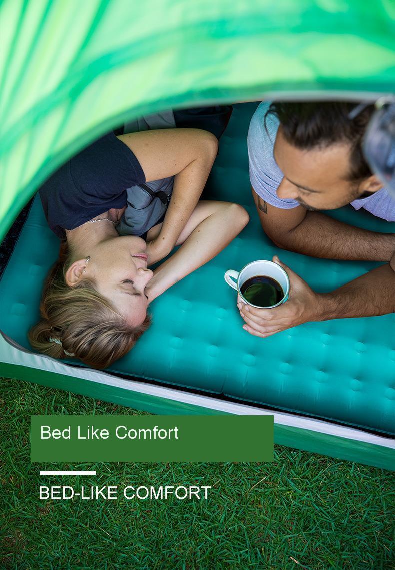 Naturehike 13CM Thicken Camping Air Bed Mat Outdoor Inflatable Mattress Ultralight Portable Tent Sleeping Bag Moisture-proof Pad