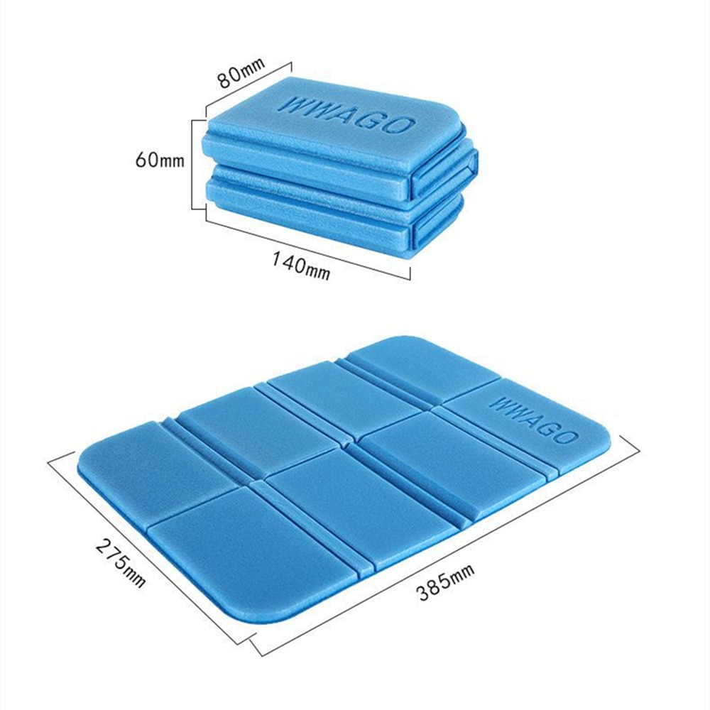 Soft Waterproof Dual Camping Hiking Picnic Portable Cushion Seat Pad Outdoor Folding Camping Moistureproof Cushion Mattress Pad