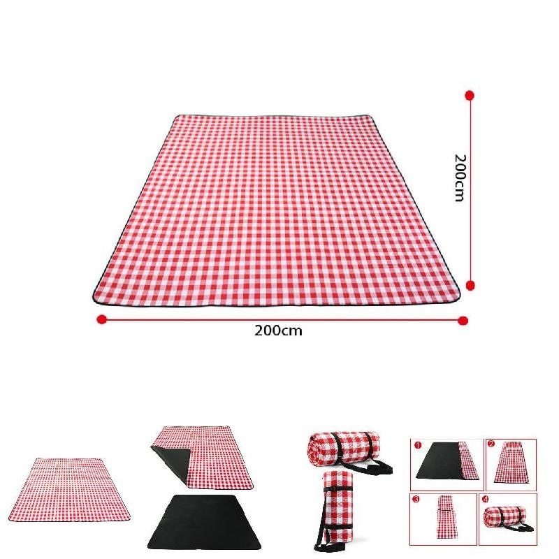 Thicken Pad Breathable Soft Blanket for Outdoor Folding Waterproof Blanket Camping Beach Plaid Picnic Mat