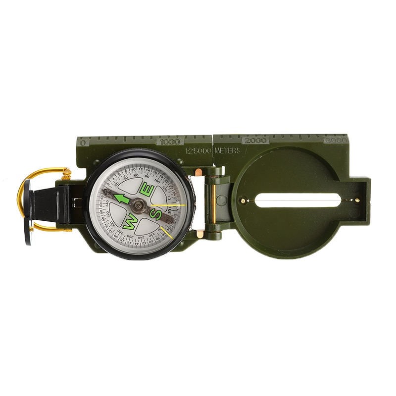 Multifunction Portable Folding Lens Compass Military Boat Dashboard Navigation Compass Dash Mount Outdoor Camping Hiking Surviva