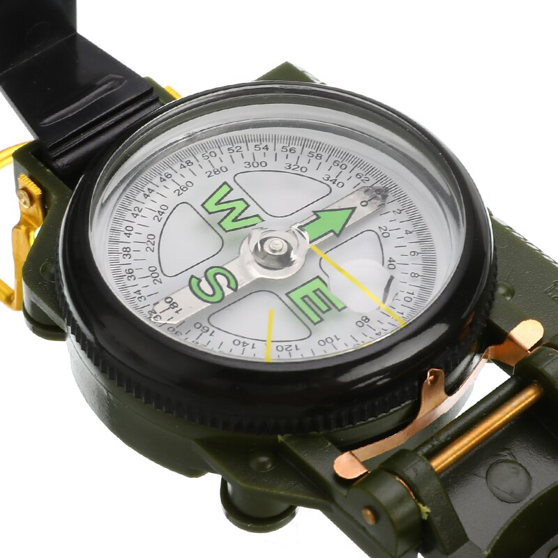 Multifunction Portable Folding Lens Compass Military Boat Dashboard Navigation Compass Dash Mount Outdoor Camping Hiking Surviva