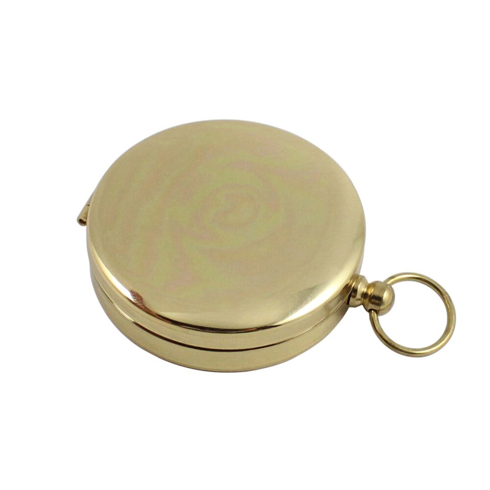 Outdoor Activities Camping Hiking Portable Brass Pocket Golden New Compass Navigation High Quality