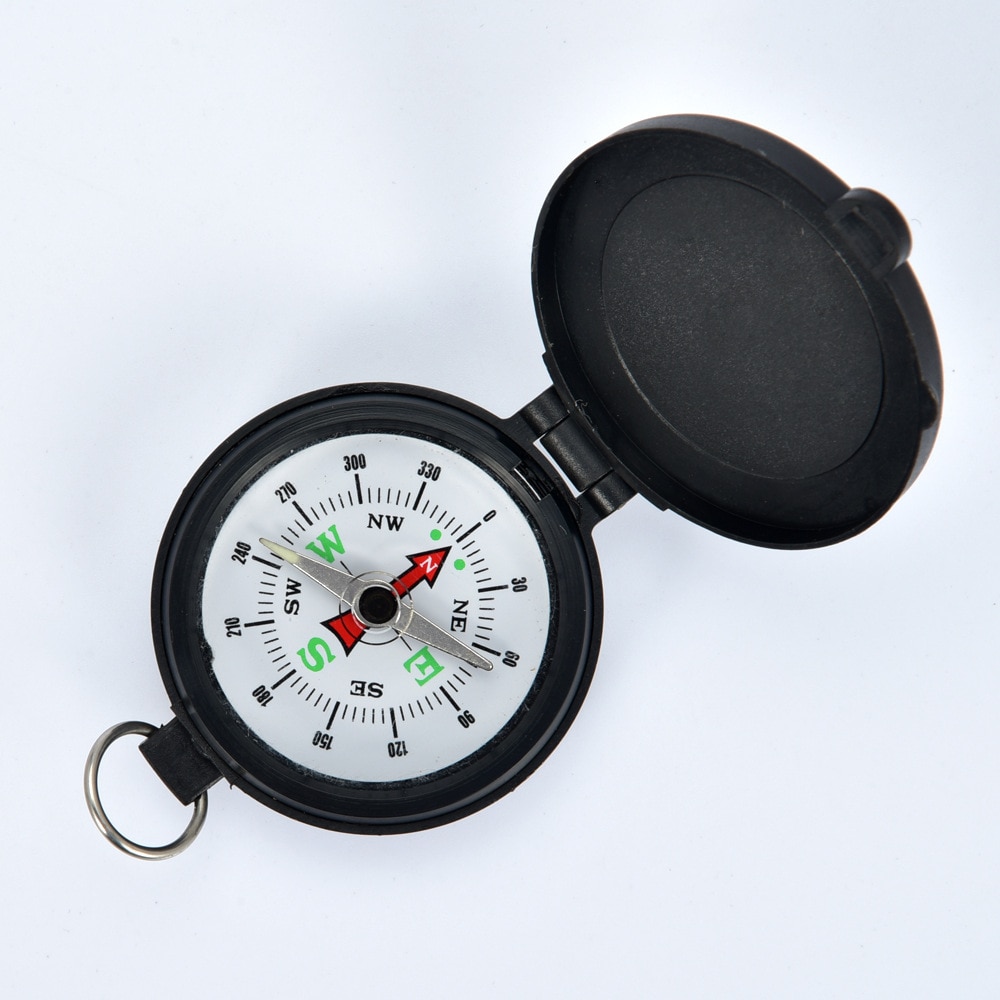 1Pcs Compass Military Camping Hiking Army Style Survival Marching Pointing Guider Compass