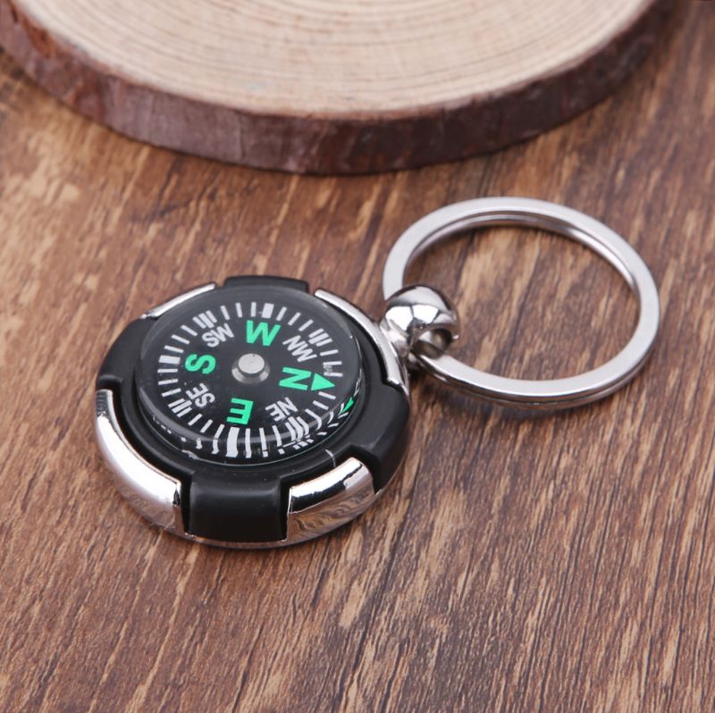 Outdoor Camping Hiking Mini Compass Navigator Portable Keychain Survival Tool outdoor tool