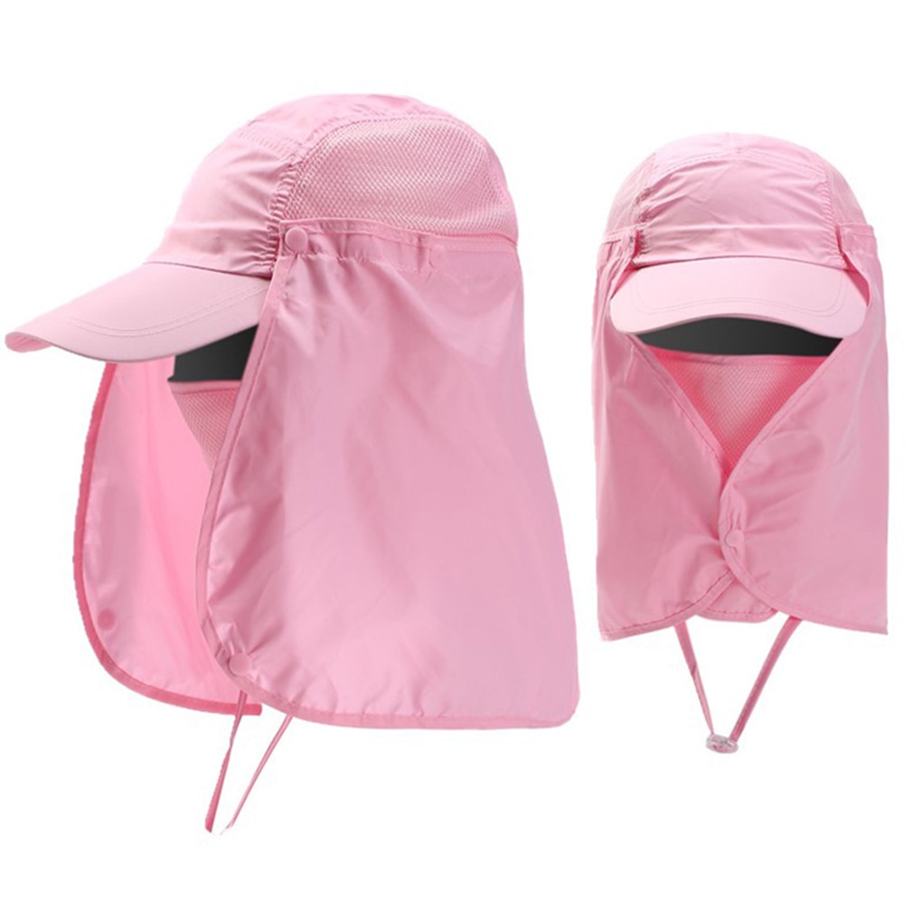 Outdoor Sun Hat UV Protection Ear Flap Neck Cover Fishing Hunting Hiking Cap Unisex Leisure Hat