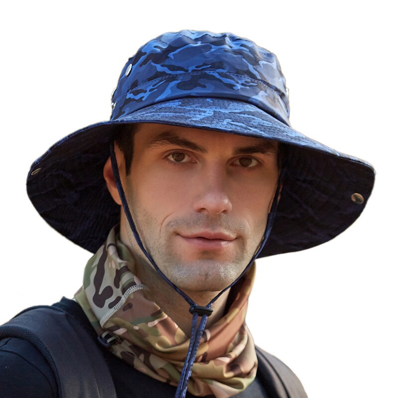 UV Protection Bucket Hat Fishing Hunting Safari Summer Men Sun Hat Fisherman’s Hat