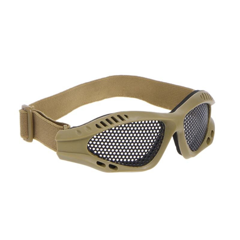 Outdoor Eye Protective Comfortable Airsoft Safety Tactical Glasses Goggles Anti Fog With Metal Mesh 3 Colors UNS-OKLE