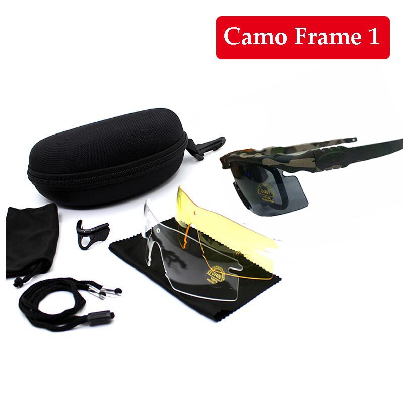 UV400 Protection Military Sunglasses Shooting Hunting Camping Outdoor Sunglasses Tactical Glasses Outdoor Sport Goggles Glasses