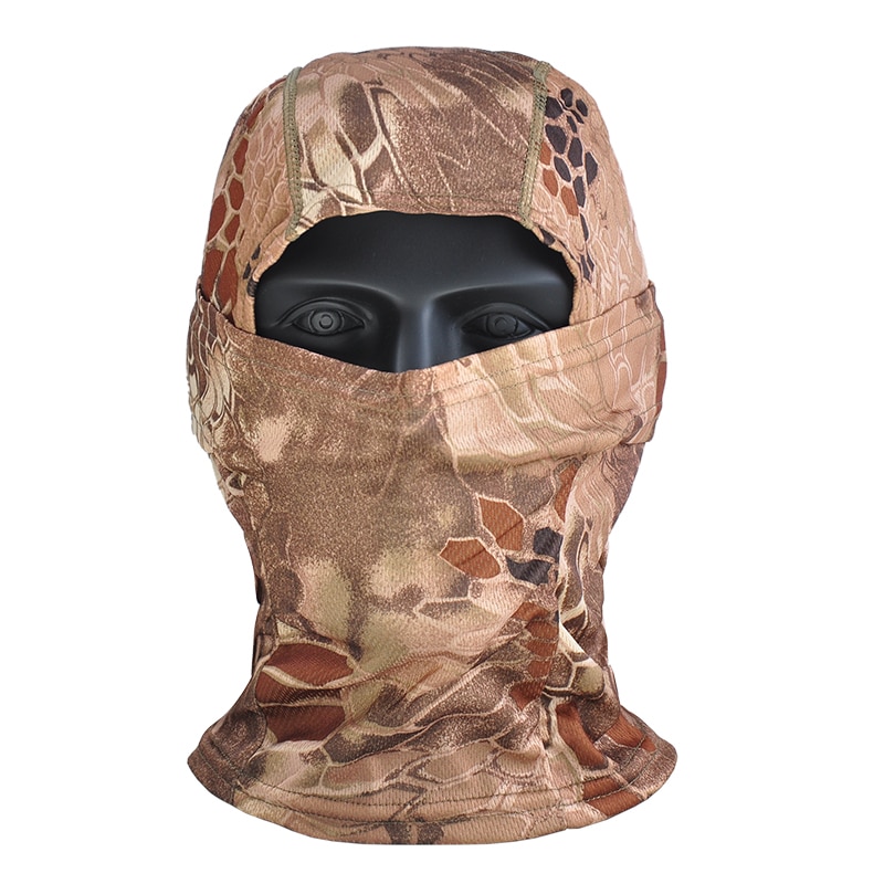 Outdoor Active Camouflage Balaclava Full Face Mask for CS Wargame Cycling Hunting Army  Helmet Liner Tactical Airsoft Cap Scarf