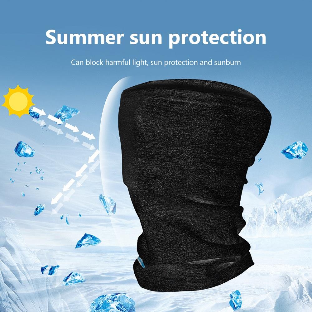 Outdoor Hiking Cycling Face Mask UV Protection Dust-proof Bandana Scarf Face Cover Neck Gaiter Magic Scarf Neck Warmer Tube