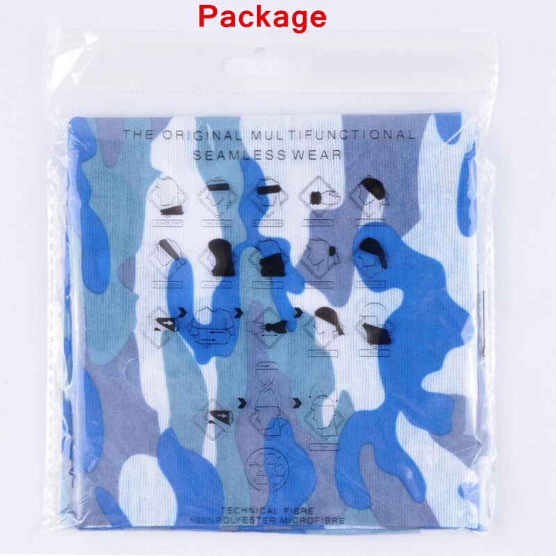 High-Jump Military Camouflage Hiking Scarves Polyester Windproof Neck Warmer Anti UV Tactical Face Mask Bandana Gear Accessories