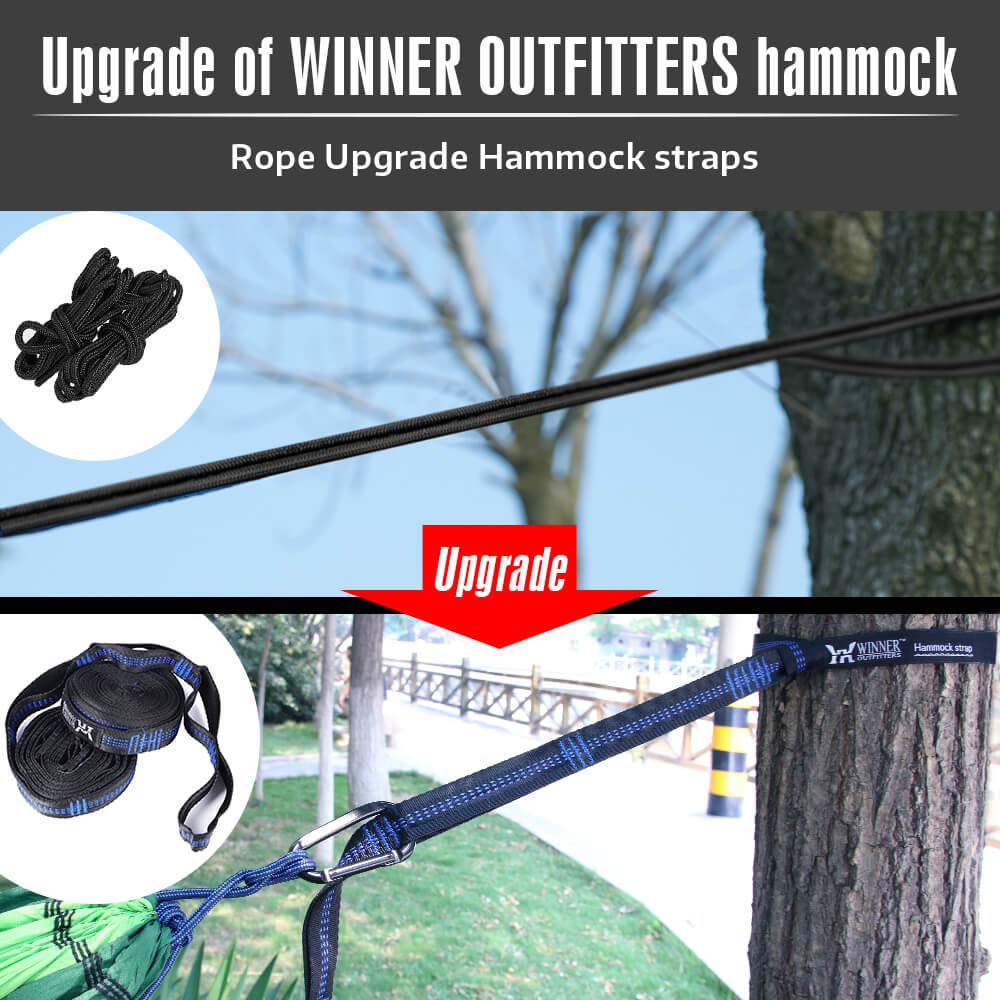 Upgrade Camping Hammock Outdoor Tourist Hanging Hammocks Portable Parachute Nylon Hiking Hammock For Backpacking Travel