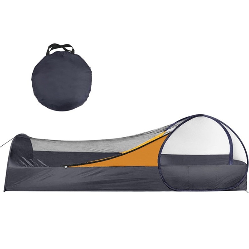 Ultra-light automatic pop-up camping tent. Anti-mosquito awning. Outdoor rest tent. Beach leisure net