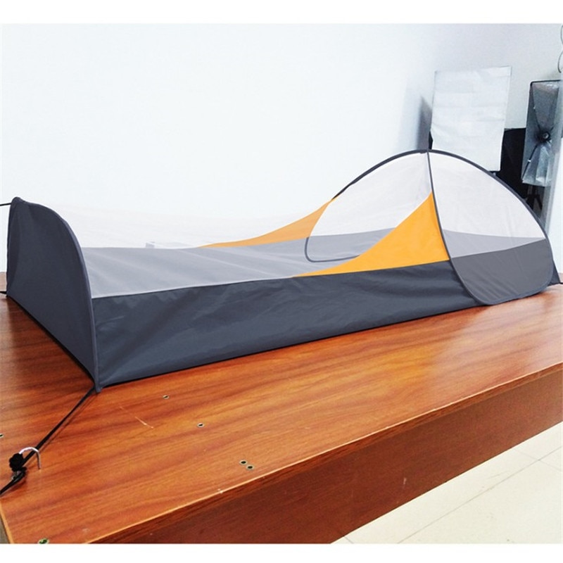 Ultra-light automatic pop-up camping tent. Anti-mosquito awning. Outdoor rest tent. Beach leisure net