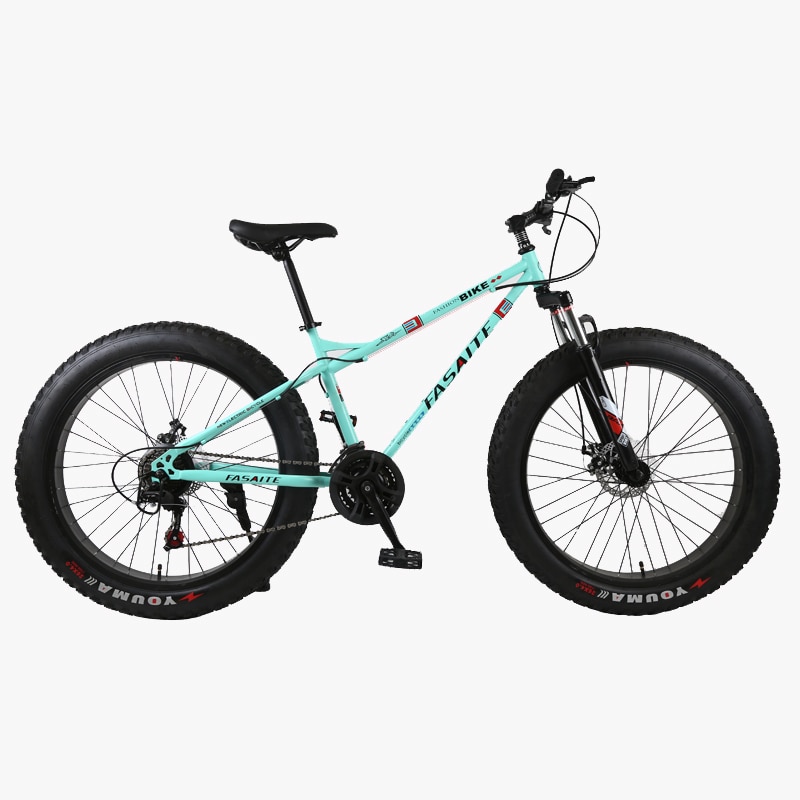 New mountain bike 4.0 fat tire mountain bicycle 24/26 inch high carbon Steel beach bicycle snow bike