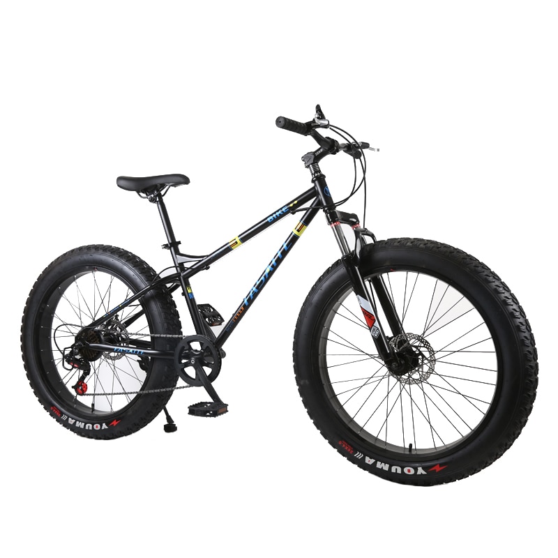 New mountain bike 4.0 fat tire mountain bicycle 24/26 inch high carbon Steel beach bicycle snow bike