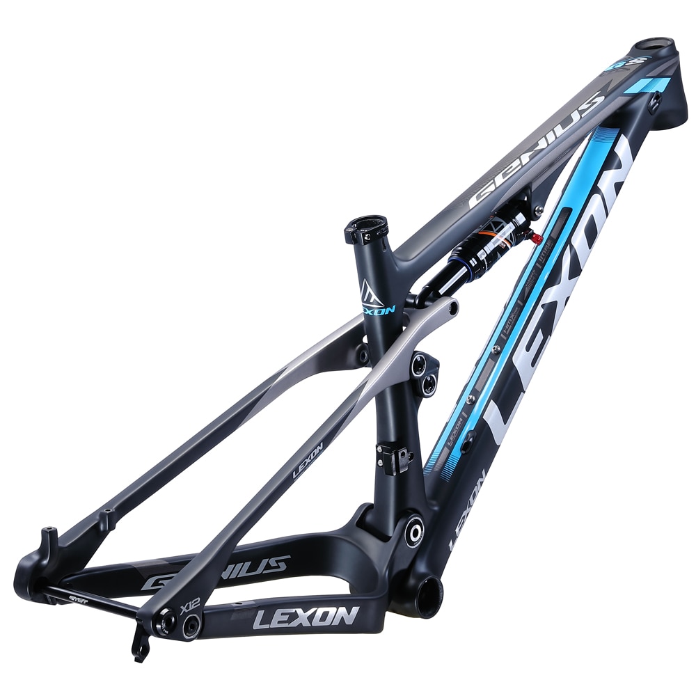 2020 LEXON T1000 Full Suspension 29er Mountain Bike Frames BB92 Carbon Frame Carbon suspension frame XC frame  Bicycle Frame