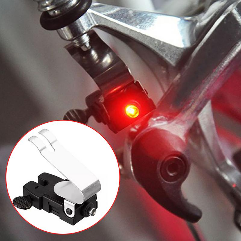 Waterproof Cycling Brake Bike Light Mount Tail Rear Bicycle Light LED High Brightness Red LED lamp Cycling Accessories #H915