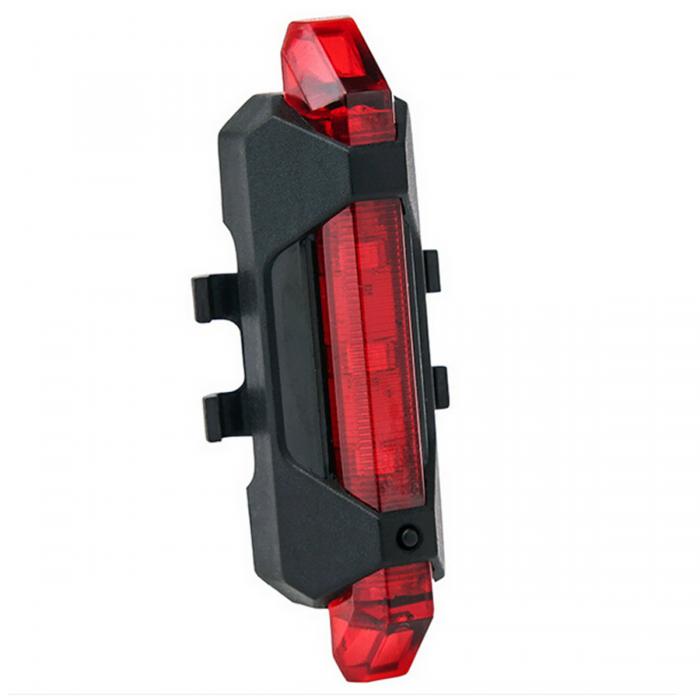 Bicycle Taillight Rechargeable Rear Light Bicycle LED USB Tail Safety Warning Bicycle Light Waterproof Light For Cycling Bicycle