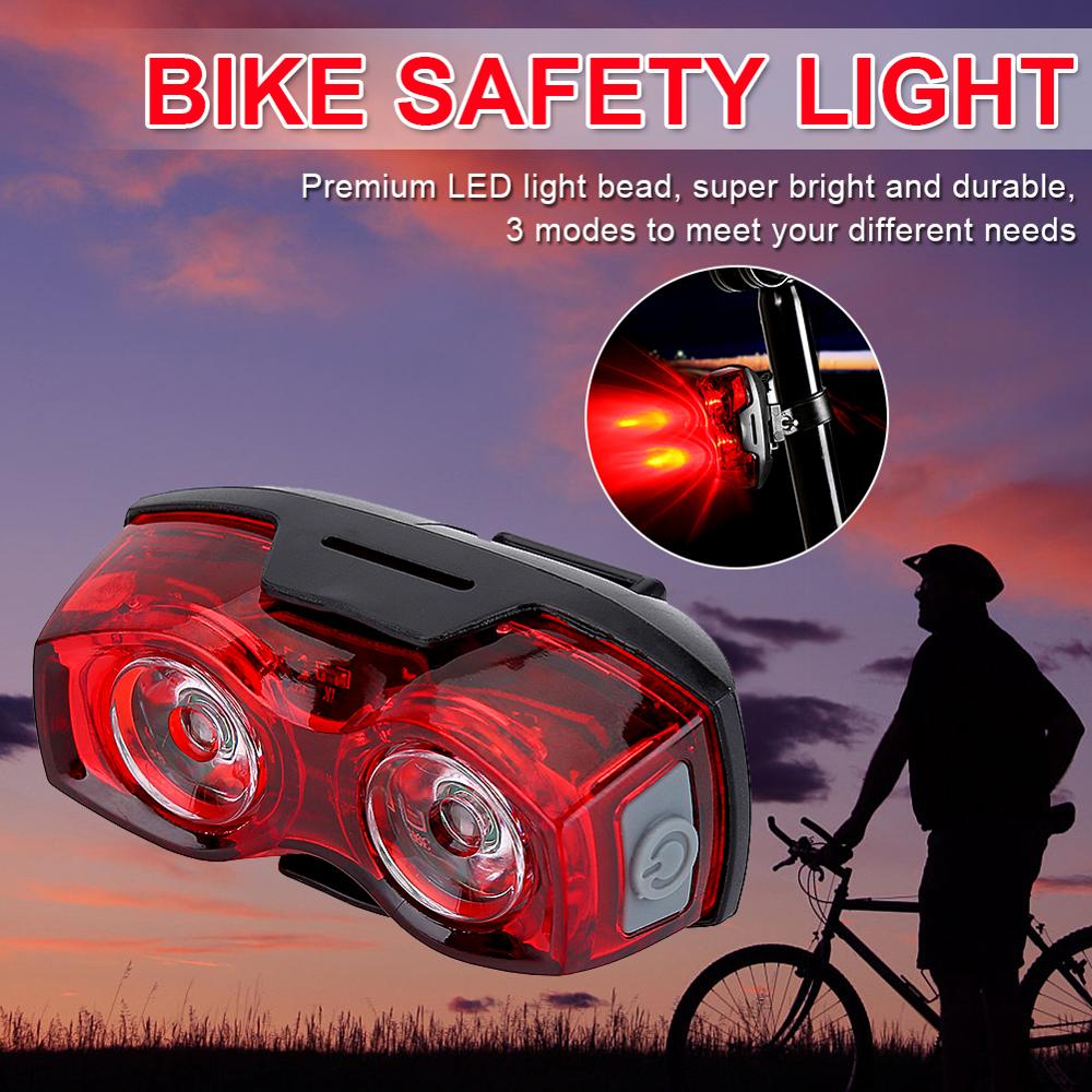 Bicycle Taillight Luminative Distance 1000m Rainproof Safety Warning Headlight Led Cycling Light MTB Rear Saddle Lamp 3 Models