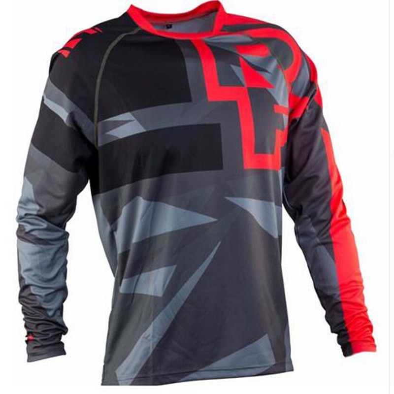 Men's Downhill Jerseys RACE FACE Mountain Bike MTB Shirts Offroad DH Motorcycle Jersey Motocross Sportwear BMX Clothing