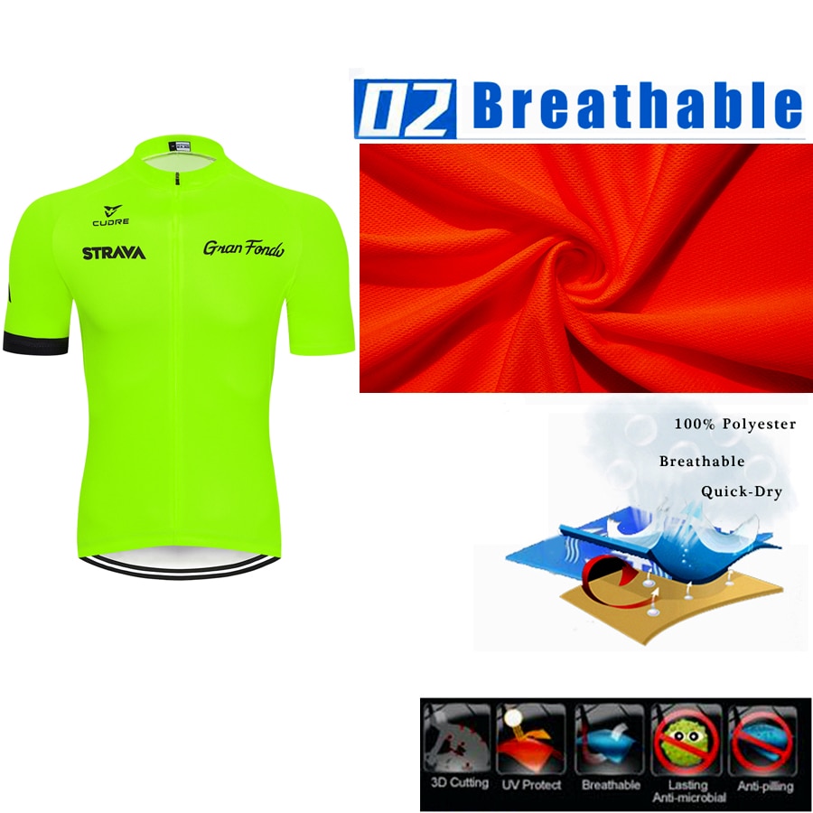 2020 STRAVA Mens short sleeve cycling jerseys Wave point Bike Clothing shirts MTB Quick dry Bicycle Wear Ropa Ciclismo Hombre