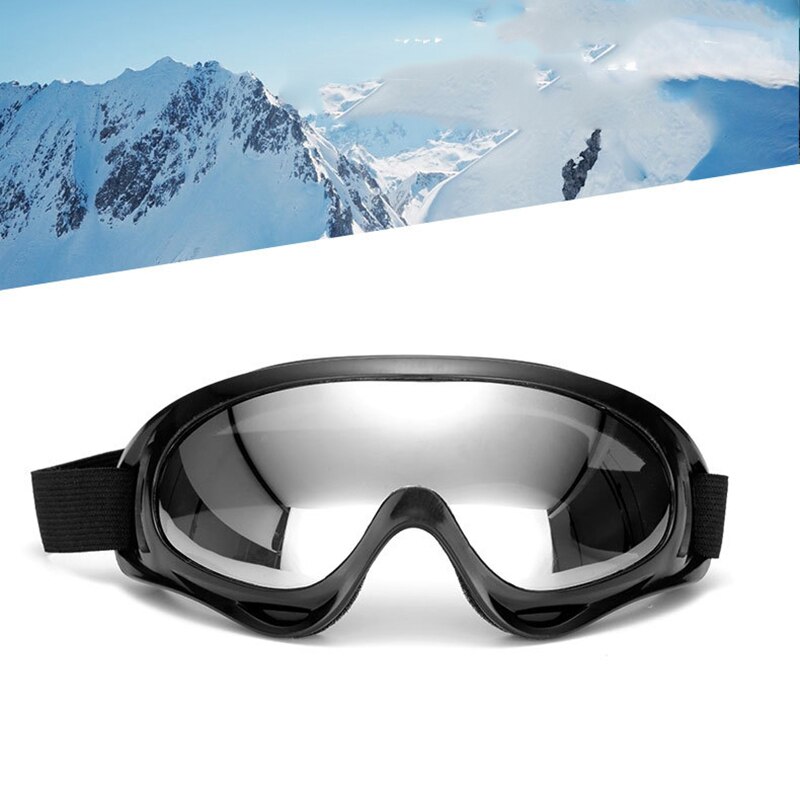 1pcs Winter Windproof Skiing Glasses Goggles Outdoor Sports cs Glasses Ski Goggles UV400 Dustproof Moto Cycling Sunglasses