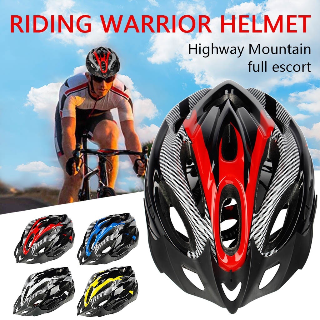 2020 Bicycle Cycling Helmet Ultralight EPS+PC Cover MTB Road Bike Helmet Integrally-mold Cycling Helmet Cycling Safely Cap 716