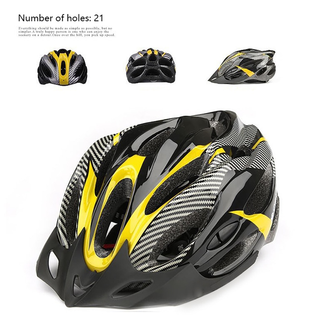 2020 Bicycle Cycling Helmet Ultralight EPS+PC Cover MTB Road Bike Helmet Integrally-mold Cycling Helmet Cycling Safely Cap 716