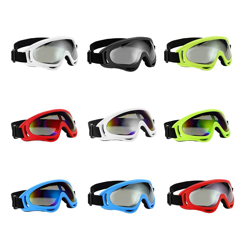 Glasses Cycling Ski Goggles Anti-UV Sunglasses Skiing Windproof Anti-fog Sand Bicycle Moto Glasses UV400 Eyewear Outdoor Sports