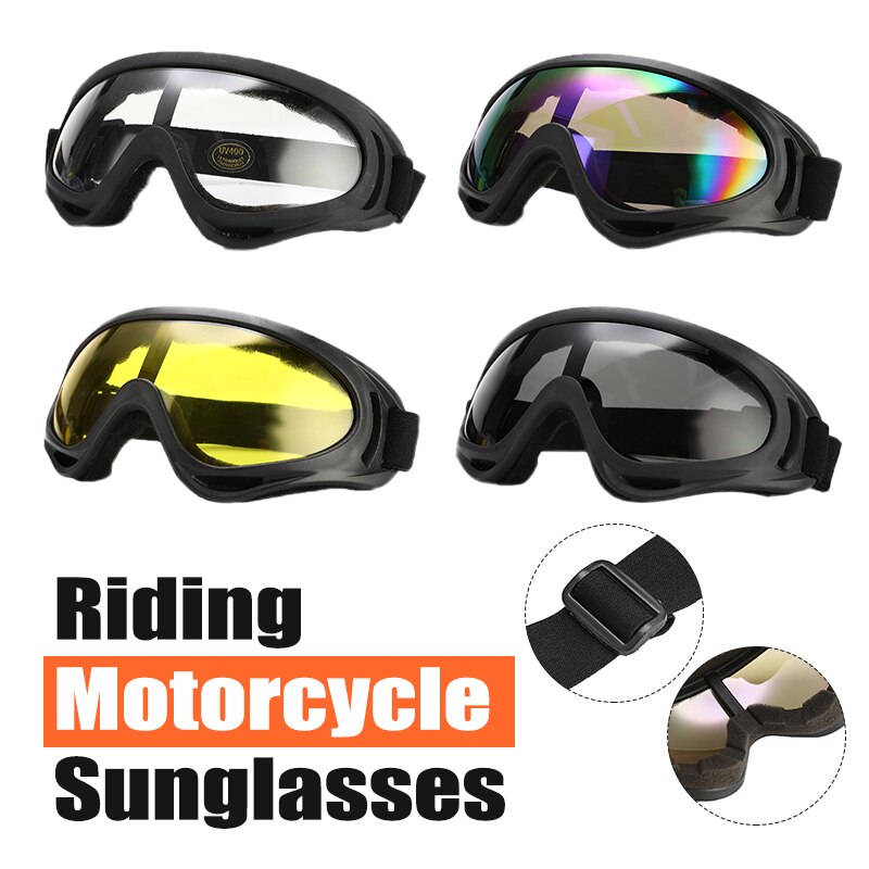 Glasses Cycling Ski Goggles Anti-UV Sunglasses Skiing Windproof Anti-fog Sand Bicycle Moto Glasses UV400 Eyewear Outdoor Sports