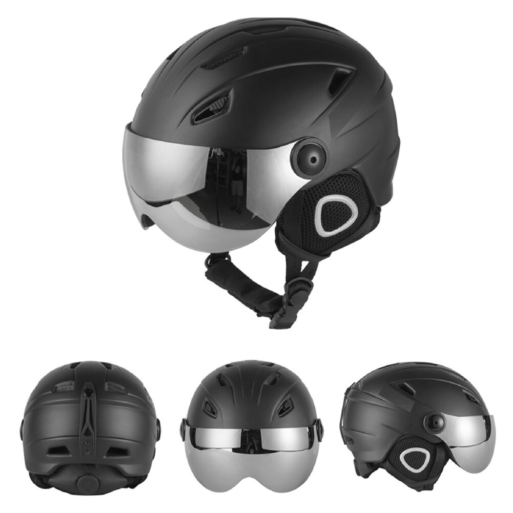 Ski helmet goggles sun visor men and women snowboard helmet motorcycle snowmobile skateboard safety helmet mask winter warm