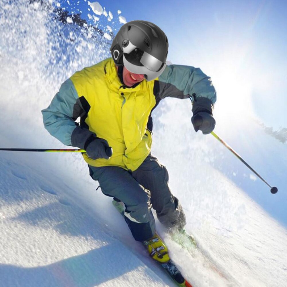 Ski helmet goggles sun visor men and women snowboard helmet motorcycle snowmobile skateboard safety helmet mask winter warm