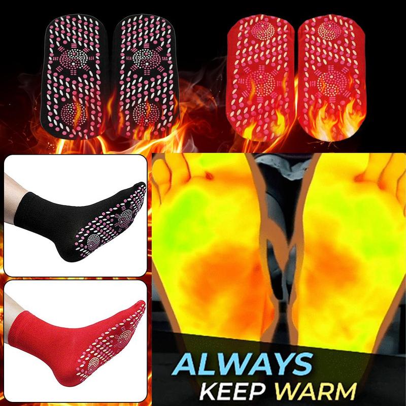 Tourmaline Self Heating Heated Socks For Women Mem Help Warm Cold Feet Comfort Health Heated Socks Magnetic Therapy Comfortable