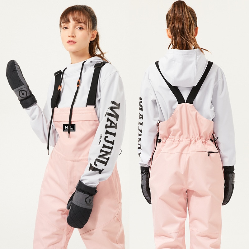 Winter Sports Women Skiing Pants Outdoor Female Snow Overalls Waterproof Woman Snowboard Jumpsuits Trousers Clothes Snowsuit